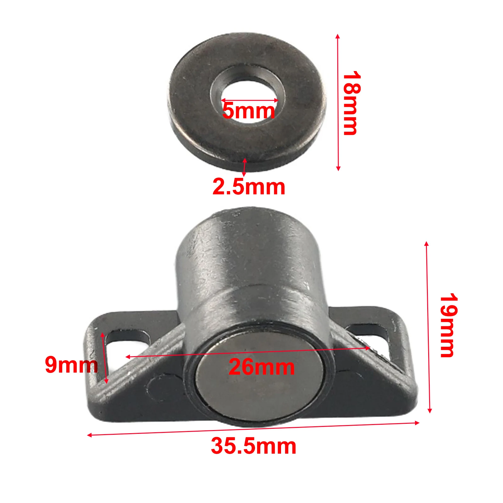 

111111111111111111111111111111111111111111111Alloy Magnetic Catch Latch Ultra For Door Cabinet Cupboard Closer