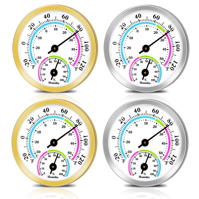 

4 шт. мини-термометр-гигрометр, 2 в 1 датчик температуры и влажности для дома и улицы
