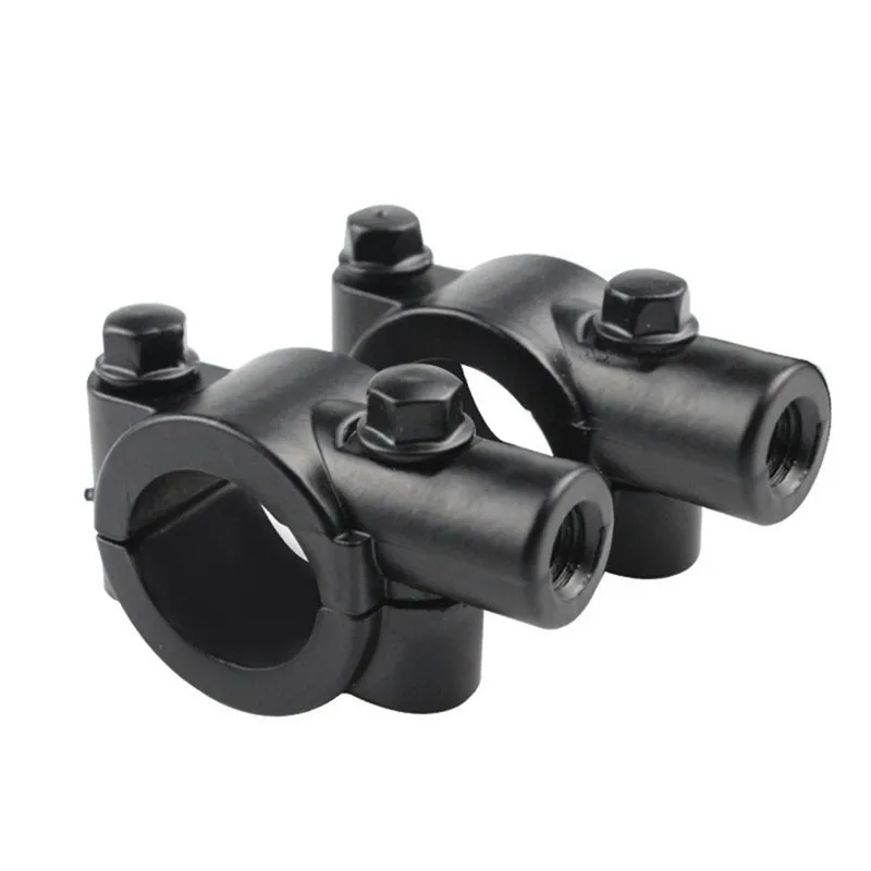 Mount Brackets Clamps Mirror Mount Clamp Rear View Mirror Holder Motorcycle Bike Handlebar Adaptor Holder 1pc 8mm 10mm motorcycle handle bar mirror