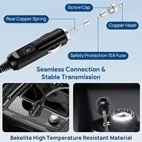 Для Starlink Mini кабель питания постоянного тока для сигарет, адаптер 12 В, кабель питания для Starlink Mini, водонепроницаемый, необходим питание 12 В — изображение 5