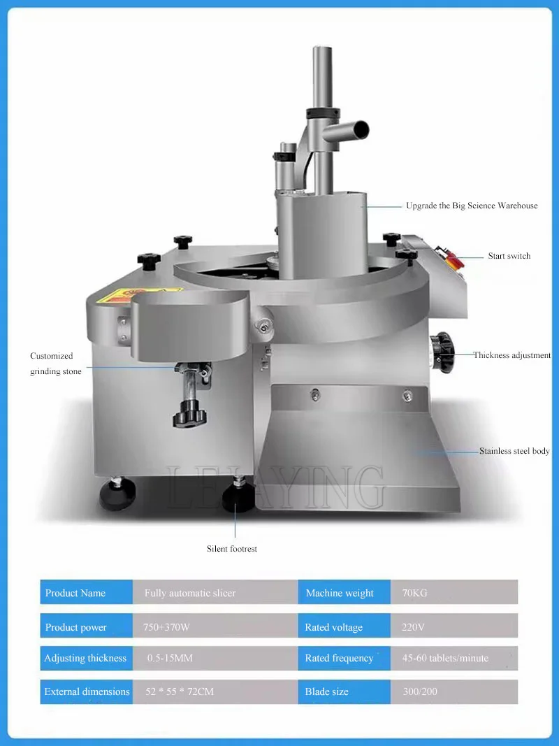 Description Picture 6 of itemCommercial Fresh Meat Slicer Beef Mutton Waist Plate Rib Slicer Fat Beef Frozen Meat Hot Pot Electric Meat Slicer