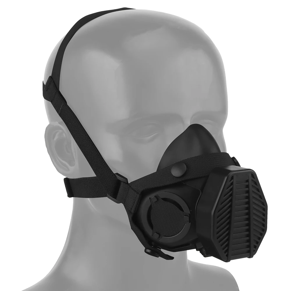 SOTR Mask Special Operations Tactical Respirator With MIC Communication Half-mask HEPA Filtration Against Airborne Particulates 5