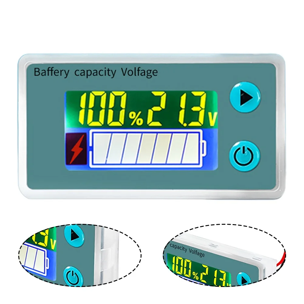 Description Picture 3 of itemAccurate LCD Battery Power Display Voltmeter For Lithium Iron Lead-Acid Reliable Battery Level Indicator Test Meters Detectors
