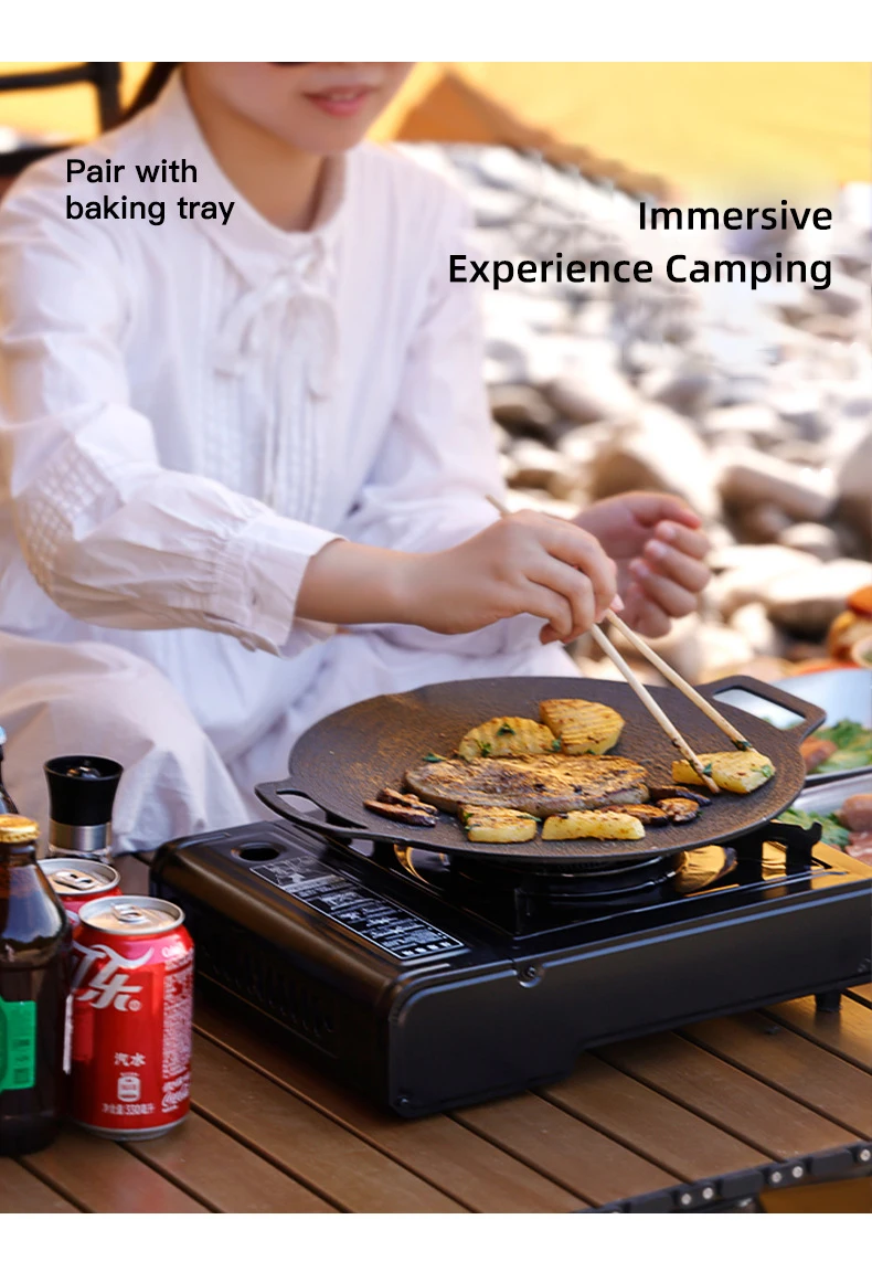 MachFish Camping Gas Stove Outdoor Portable Gas Stove Safety Explosion