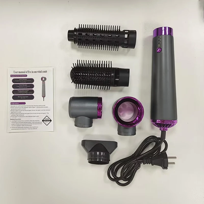 Hot Air Comb KS-Q7 Multi-purpose With Five Functions Convenient Functions hot air comb