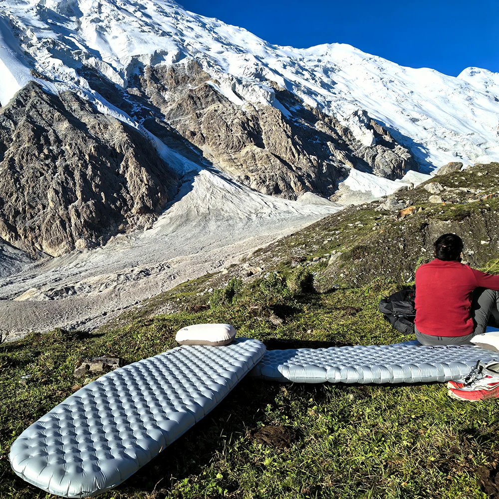 Light Tour R7.5/ R4.2  Sleeping Pad Outdoor Camping Mat Inflatable Mattress with Inflating Air Bag 3