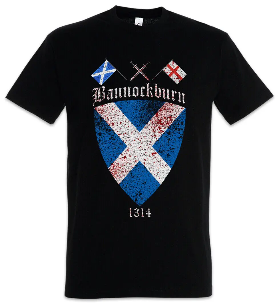 Bannockburn футболка Роберт 1314 флаг Шотландия Брюс Баннер шотландская Битва
