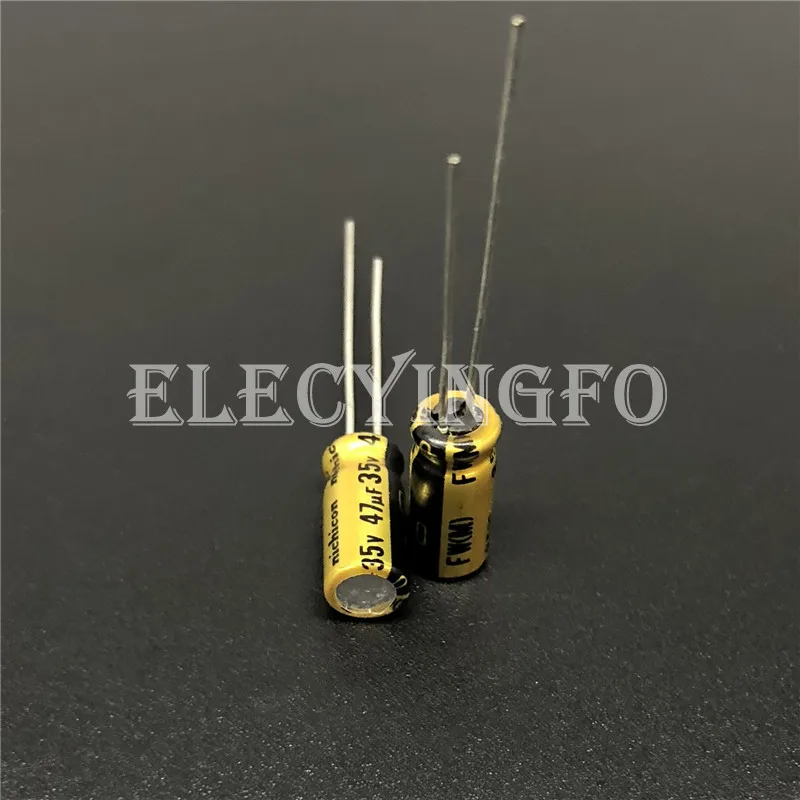 47uF 35V NICHICON FW Series 5x11mm 35V47uF HiFi Audio Capacitor HIFI DIY