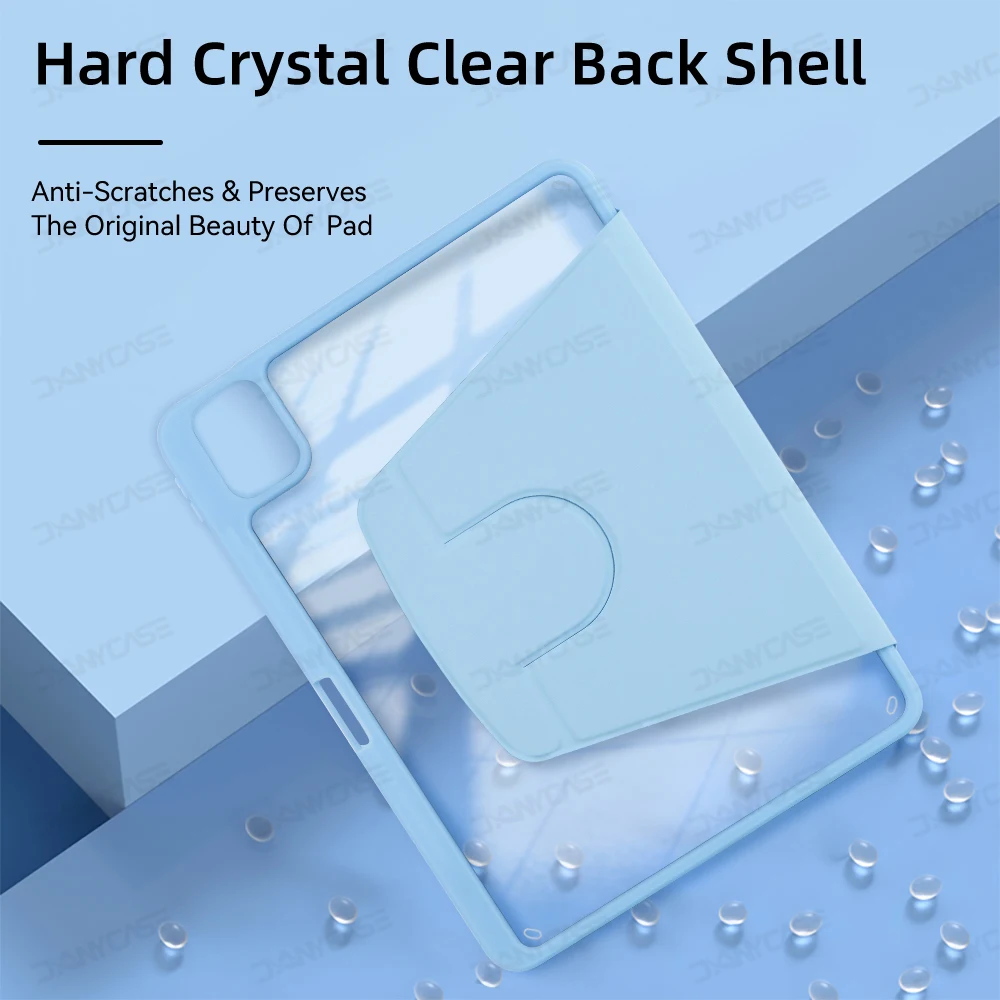 360° Rotating TPU Flip Protective Tablet Case
