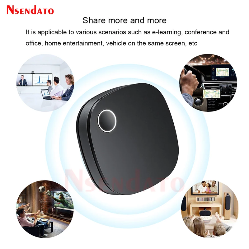 4K 60Hz 5G Wireless WiFi Display HDMI-compatible TV Dongle Receiver Stick Adapter For H.265 Miracast Airplay For andriod IOS Mac