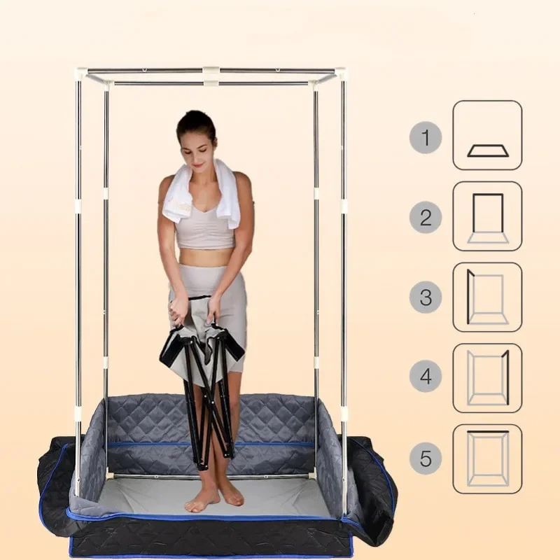 Portable Sauna Steam for Full Body Sauna Tent Steam Room with 2L Steamer Generator With Remote Control 2