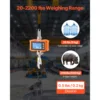 SucceBuy 1000kg/2000kg Digital Hanging Scale Portable with Remote Control Factory Crane Scale LCD Backlight Industrial Scales