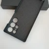 Genuine Real Aramid Carbon Fiber Phone Case For Samsung Galaxy S25 Ultra S25Ultra Thin Matte Light Slim Hard Armor Back Cover 5