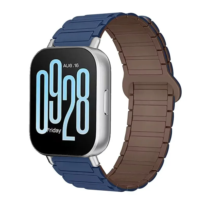 Magnetic Silicone Loop Strap Wristband, 22mm