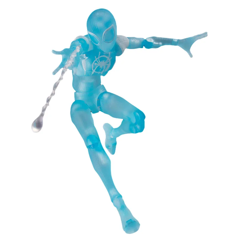

15Cm Spider-Man Into The Spider-Verse Miles Morales Anime Action Figure Collectible Model Ornament Garage Kit Toys Gift