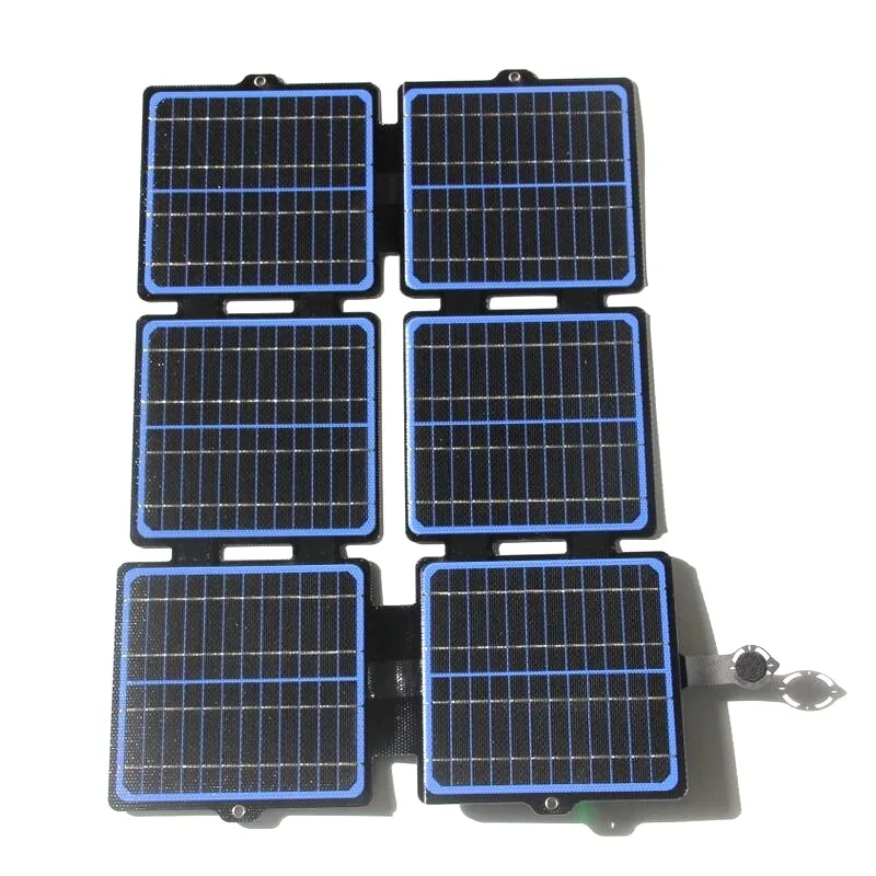 FoldableSolarPanelPhoneCharger30W5V12VPortableSolarPlate