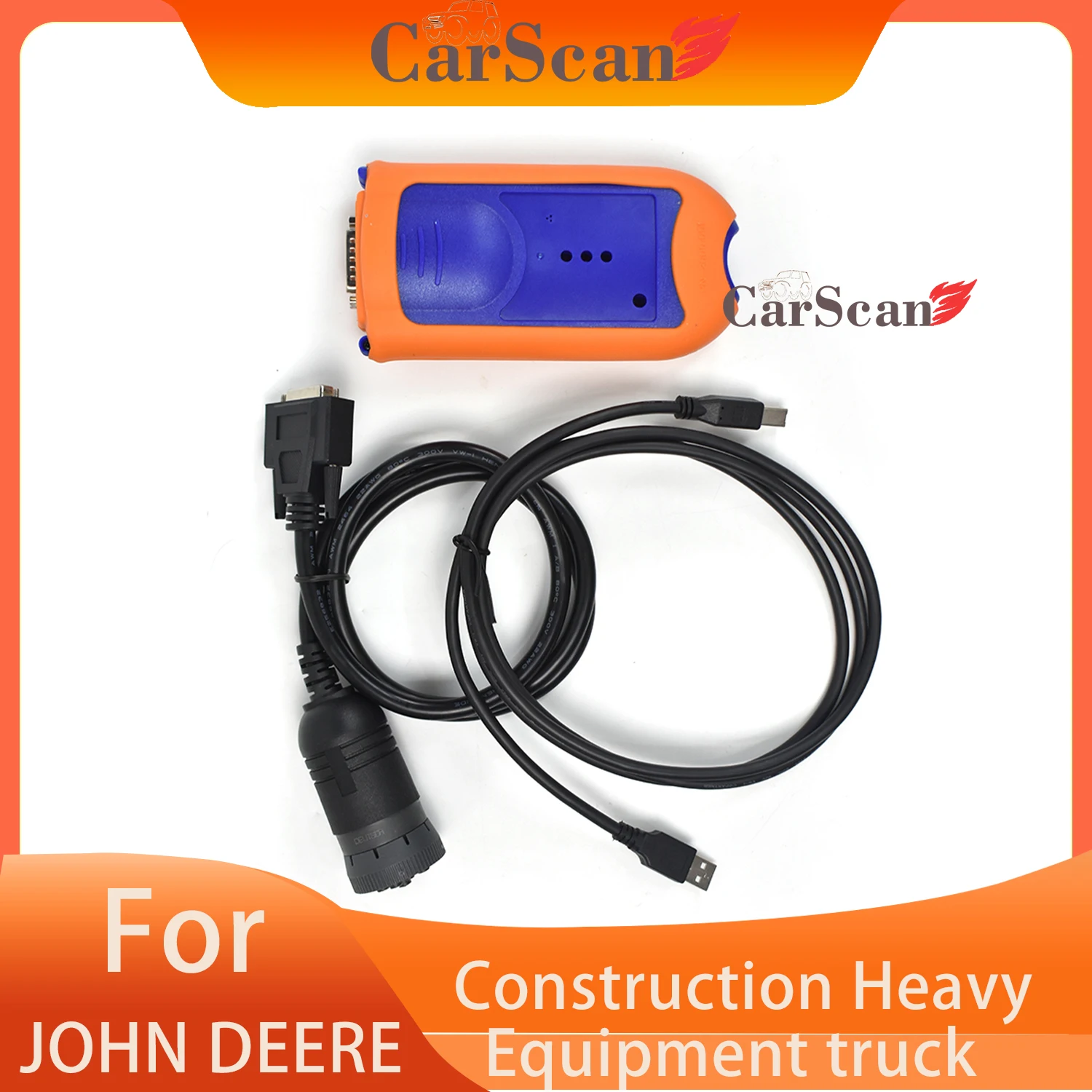 

EDLSCAN Electronic Data Link Diagnostic Adapter for Construction Agriculture Equipment Engine Service ADVISOR JOHN DEERE EDL V2