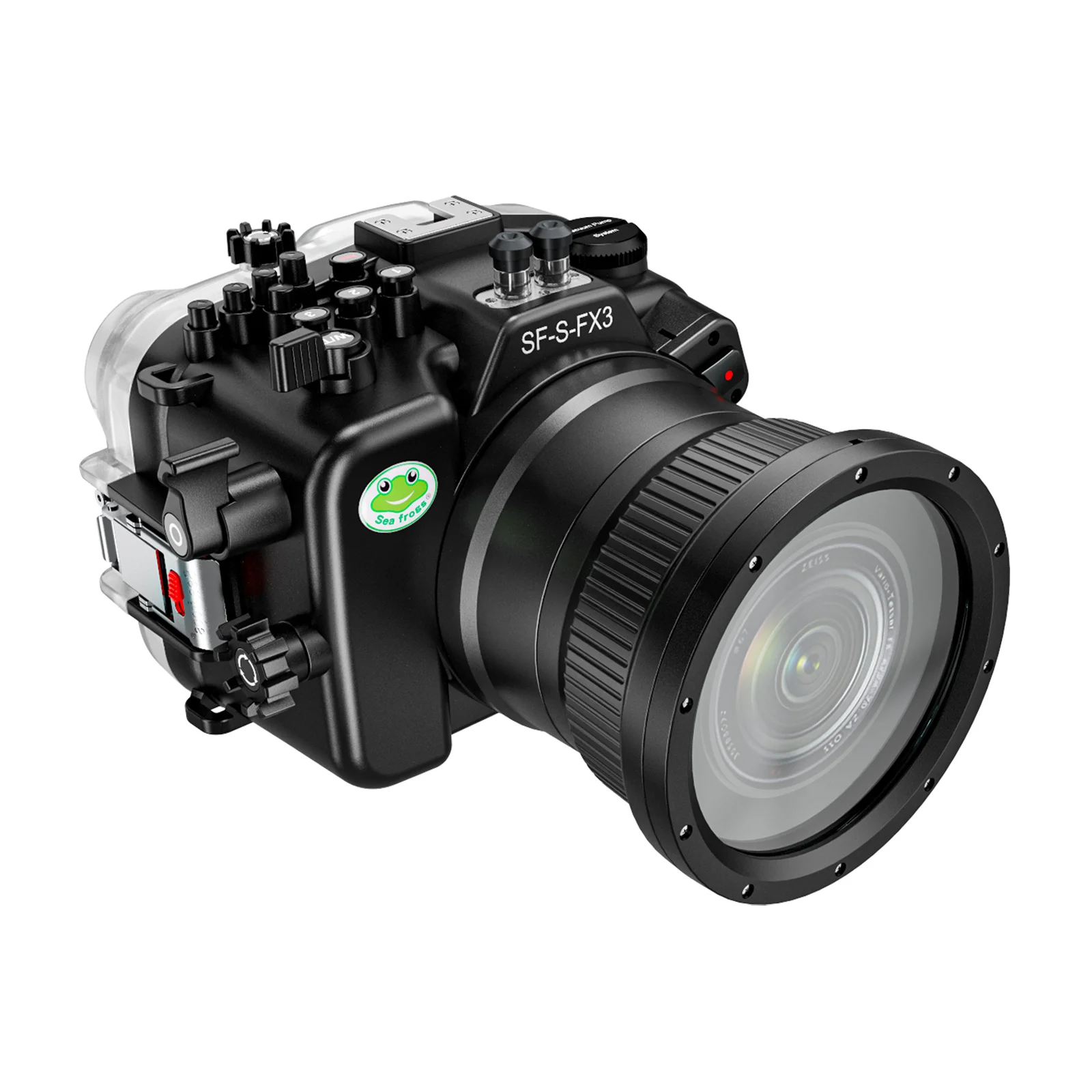 Seafrogs 스쿠버 다이빙 카메라 케이스 커버, FX3 E3.5-5.6PZ 16-50 OSS 렌즈, 수중 사진 장비, 방수 하우징