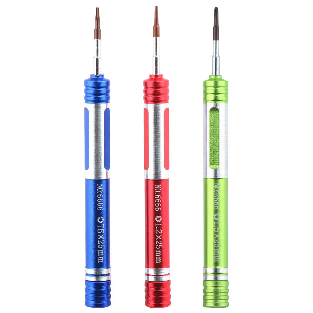 Kit De 25 Tournevis De Précision - Embouts Torx, Pentalobe, Phillips - Pour électronique Et Petits Appareils