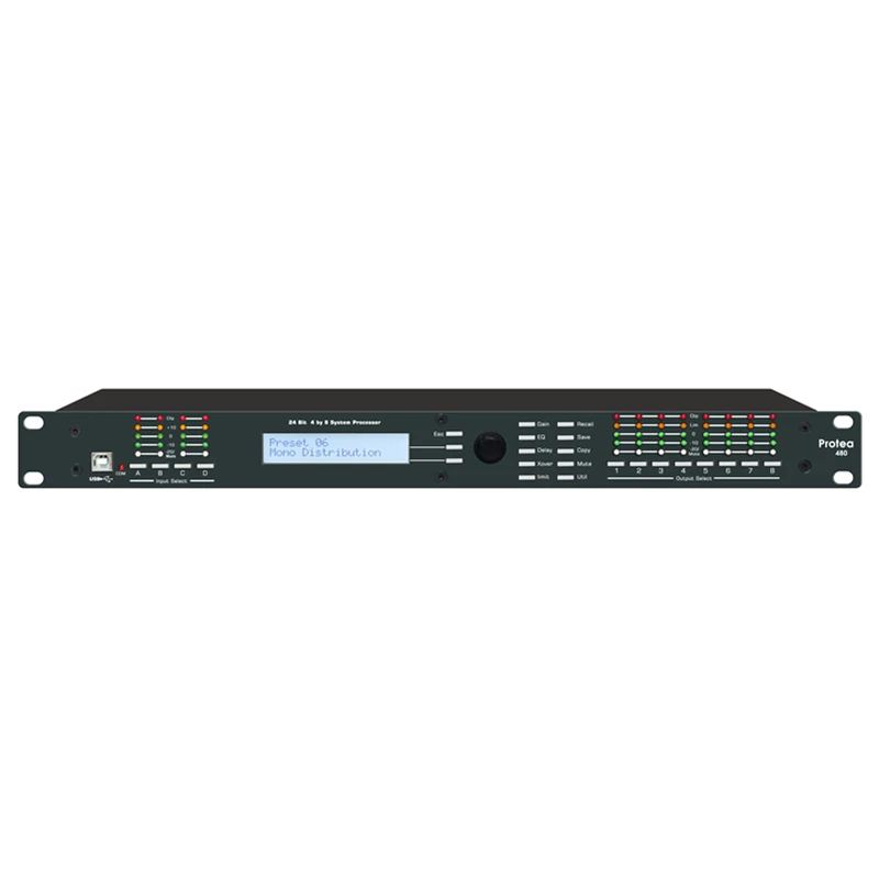 BTFSD DSP360 DSP480 Professional digital audio processor 2 3 4 in 4 6 8 out of stage performance line array bar