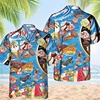 Vintage 80s 90s Clothing 3D Print Trendy Cool Fashion Ice Cream Shirts Beach Party Tops Short Sleeve Summer Male Shirts Mens Top 3