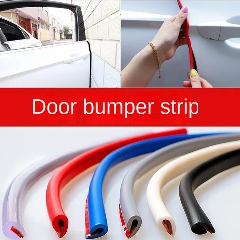 U Type Universal Car Door Protection Edge Guards Trim Trip Styling Moulding Strip Rubber Scratch Protector for Car-styling 2/5M car door edge guards car door anti collision strip car door protector car door rubber pads car door rubber protector car door edge protector