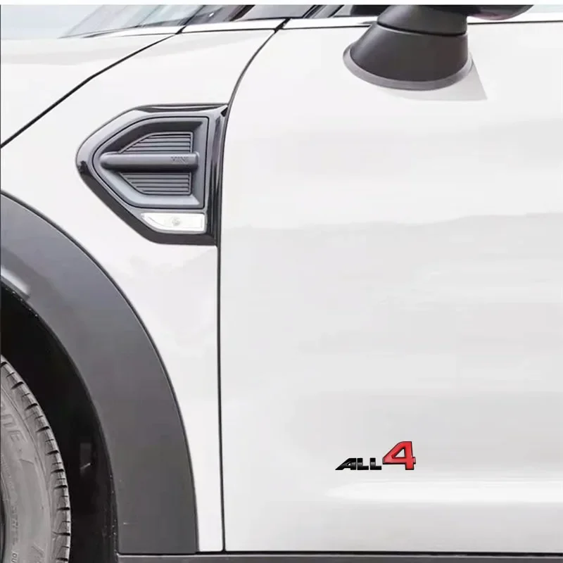 3D 금속 ALL4 로고 도어 엠블럼 배지 스티커 자동차 데칼 For MINI Cooper R61 F60 Countryman Paceman