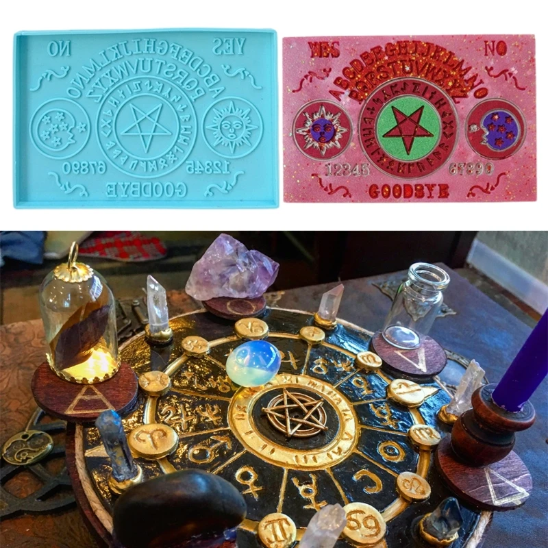 

Resin Tray Mold Resin Game Plate Silicone Mold Serving Board Silicone Mold Home Decoration Mold