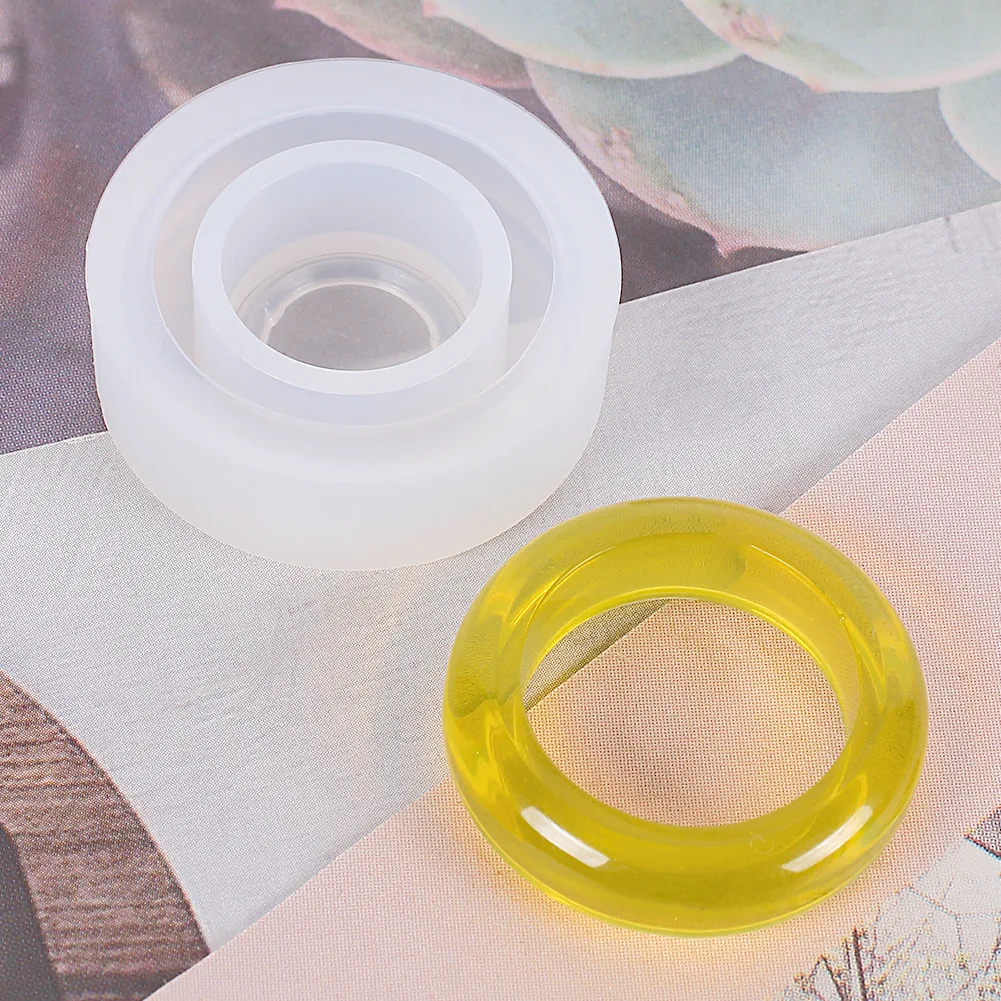 1pcs Ring Ring Silicone Molds Epoxy Resin Mold Silicone Casting Molds DIY Jewelry Making Findings Craft Tool Accessories 12-30mm 10pcs jewerly epoxy bracelet ring mold hand resin craft ink style film fillings