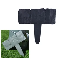 10/20pcs Garden Fence Imitation Stone Plant Support Stake Outdoor Edging Decorative Border DIY Lawn Yard Landscape Plant Fence 5