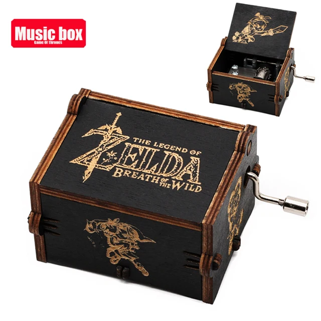 Merry Christmas Various Movie Anime Themes Music Boxes Wooden Hand Crank Birthday Gift New Year's Gift Home Decor 4