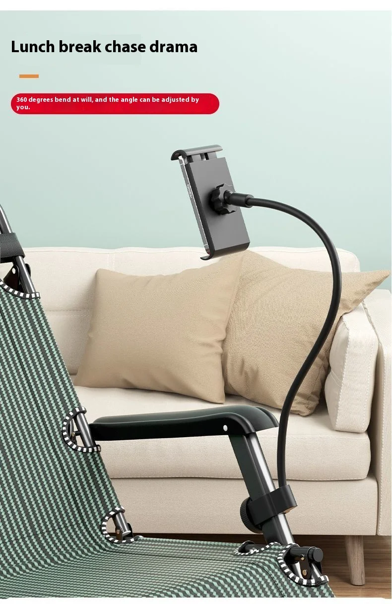 GIANXI Outdoor Recliner - Padded Folding Lounge Chair with Phone Stand