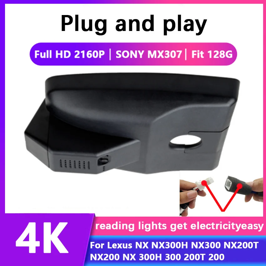 

New! HD 4K Plug and play Car DVR Wifi Video Recorder Dash Cam Camera For Lexus NX NX300H NX300 NX200T NX200 NX 300H 300 200T 200