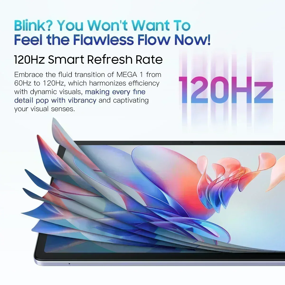 【World Premiere】Blackview MEGA 1 Tablet 11.5 inch 2.4K 120Hz Display 8GB 256GB 50MP+13MP Camera 8800mAh 33W Fast Charging Pad P 4