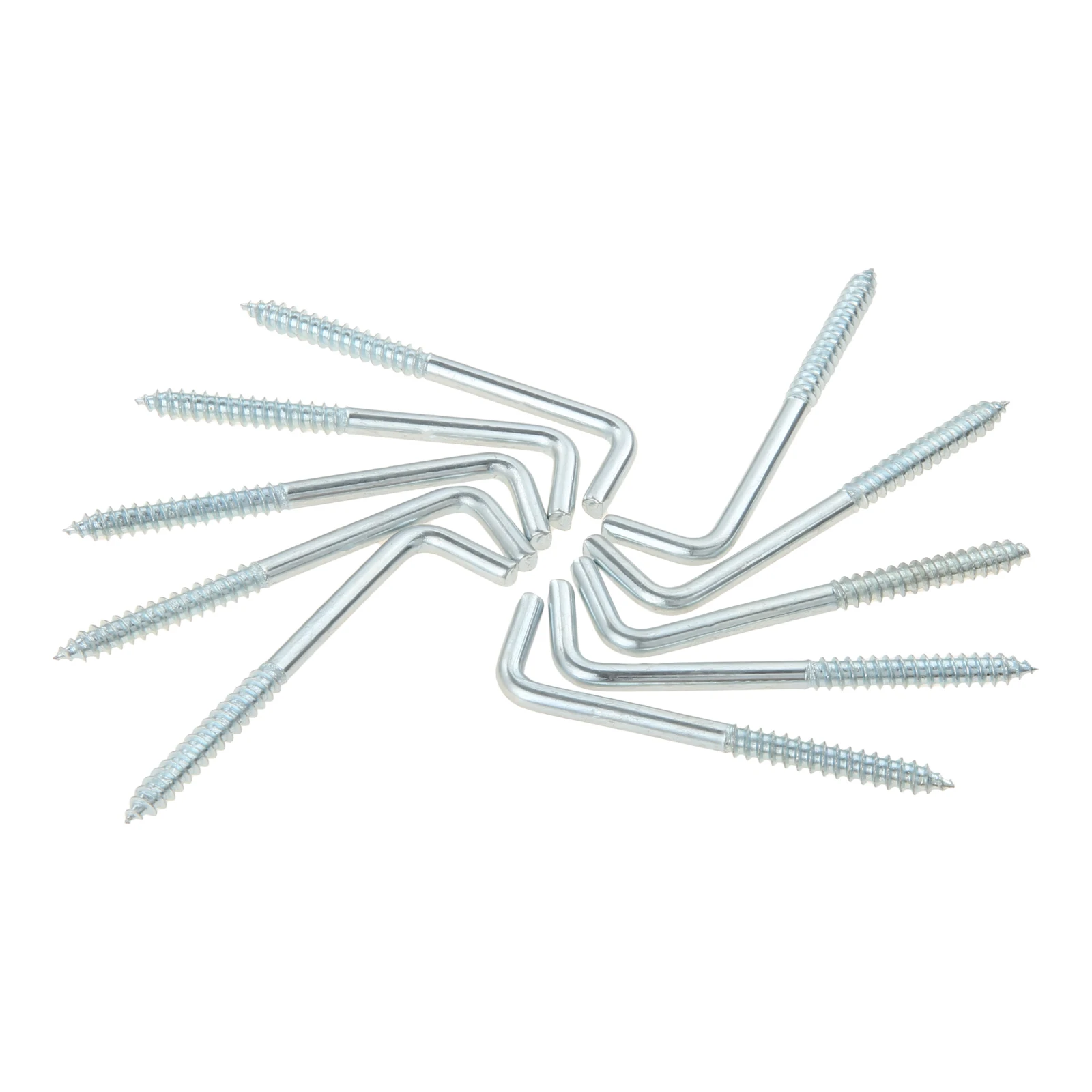 510pcsScrewinSpiralLshapedHangerHooksCurtainWirePlantLamp