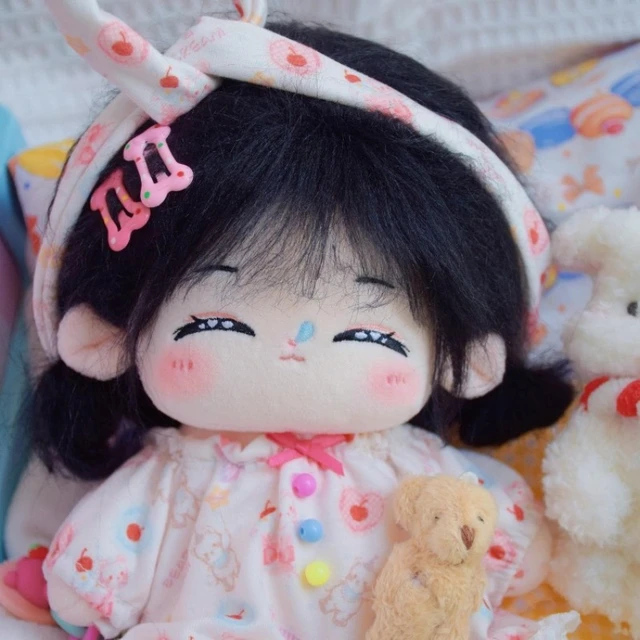 20cm Doll Kawaii Anime Plush Cotton Dolls Cute Stuffed Customization Figure  Toys Cotton DIY Doll Plushies Toys Boy Girl Gift - AliExpress