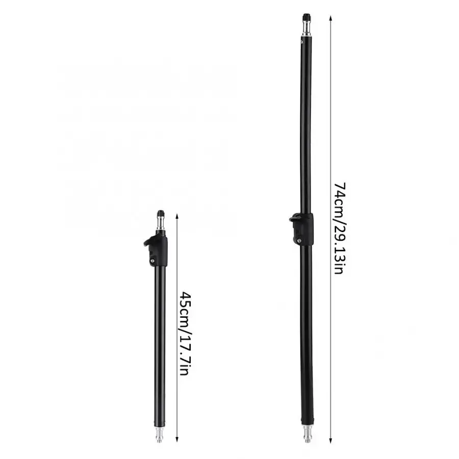 Flash Light Stand Photography Studio 45-74cm Adjustable Extension Rod Stick Pole for Light Microphone Arm Stand Photo light stand photographic light stand