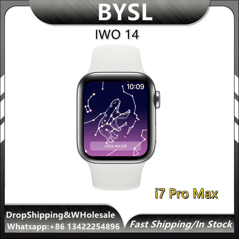 Смарт-часы 2021IWO 14 Series 7 i7 PRO MAX Bluetooth пульсометр IP67 водонепроницаемые спортивные