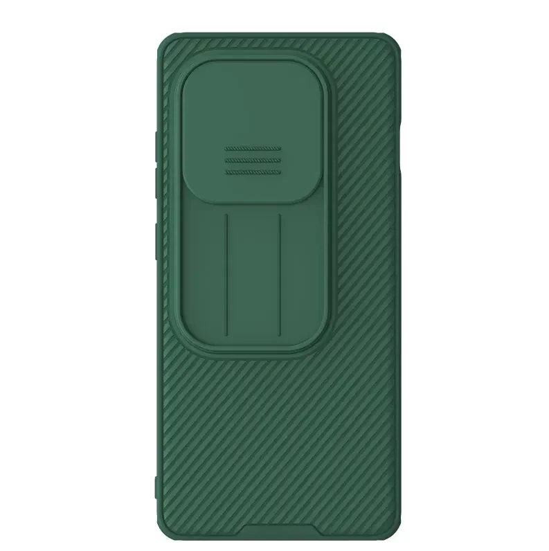 NILLKIN Magnetic Case with Privacy Slider and Anti-Drop Protection, Oil-Resistant Slim Fit Design