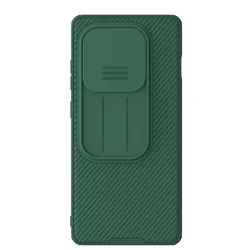 NILLKIN Magnetic Case with Privacy Slider and Anti - Drop Protection, Oil - Resistant Slim Fit Design for OnePlus 13R (Green)