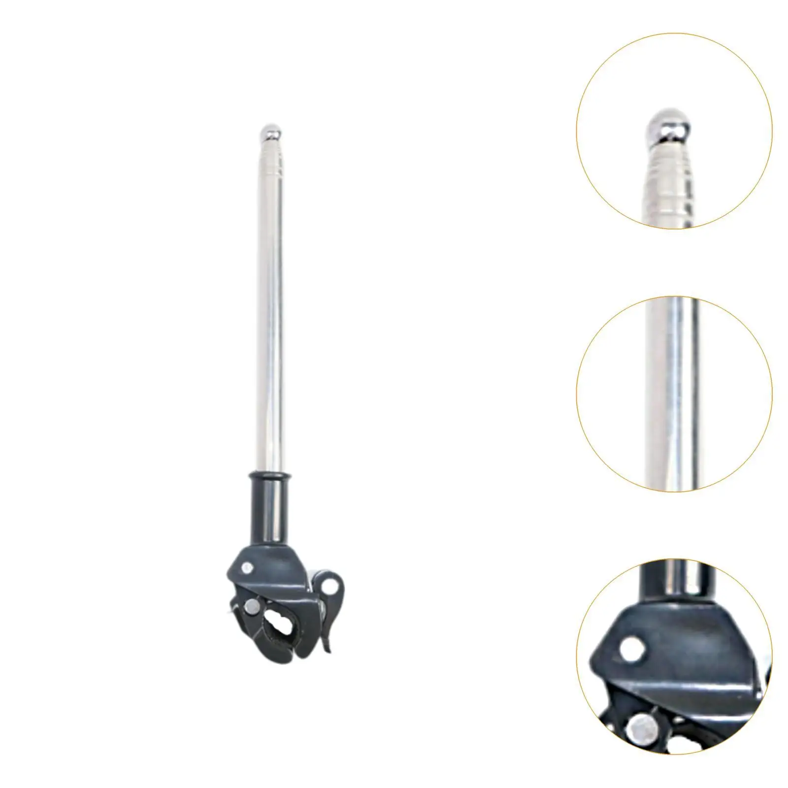 Motorcycle Flagpole Stand Metal Outdoor Flag Pole Bracket for Boat Vehicle