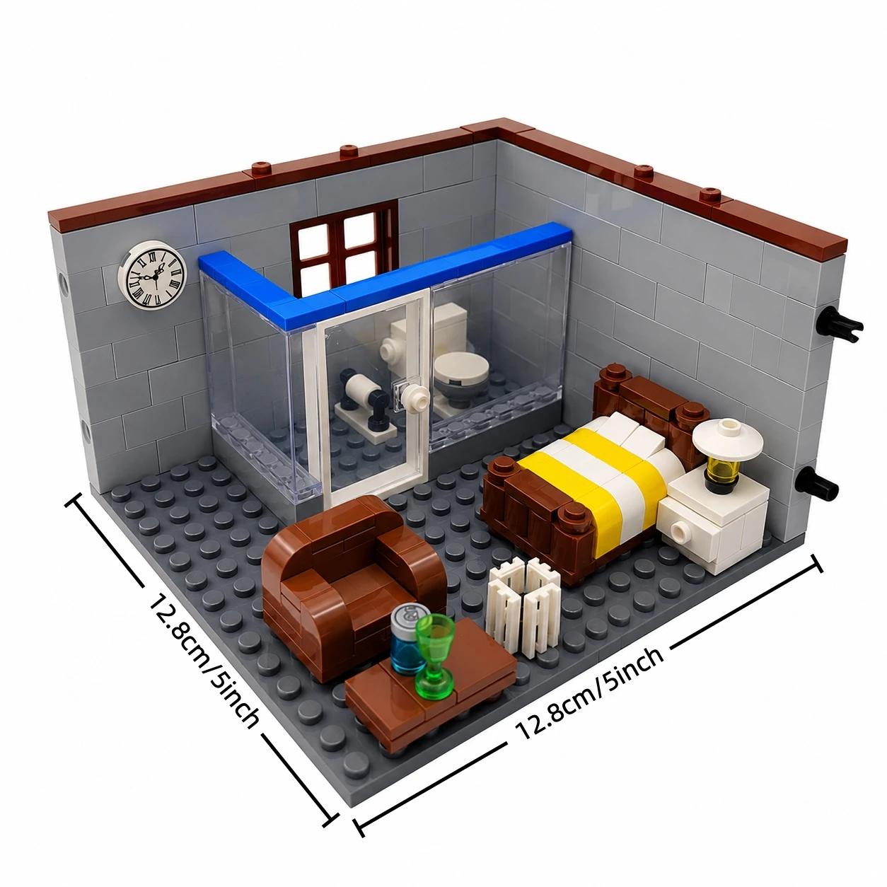 City House Building Blocks Toy Set for Kids - Creative DIY Bricks with Furniture
