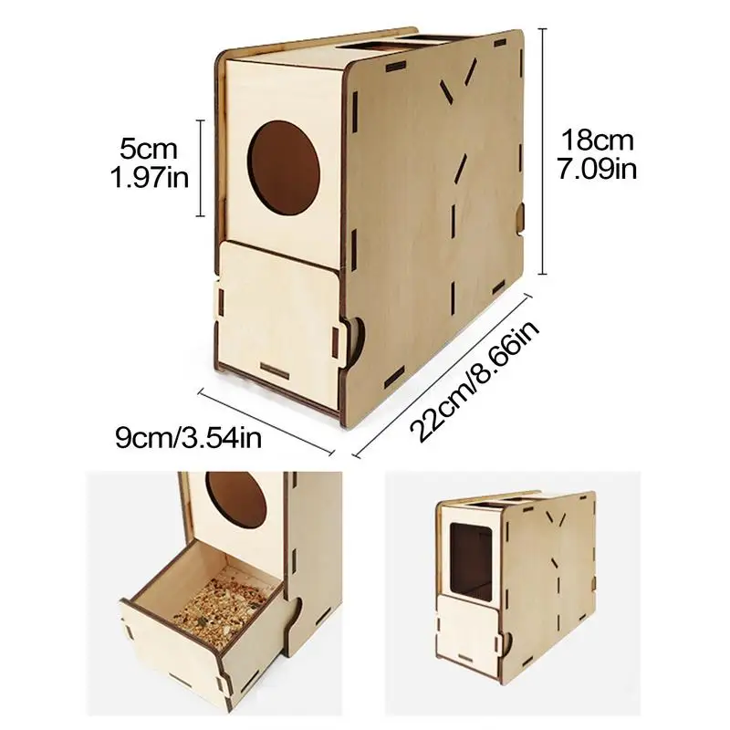 Efficient Wooden Bird Feed Grain Blowing Machine