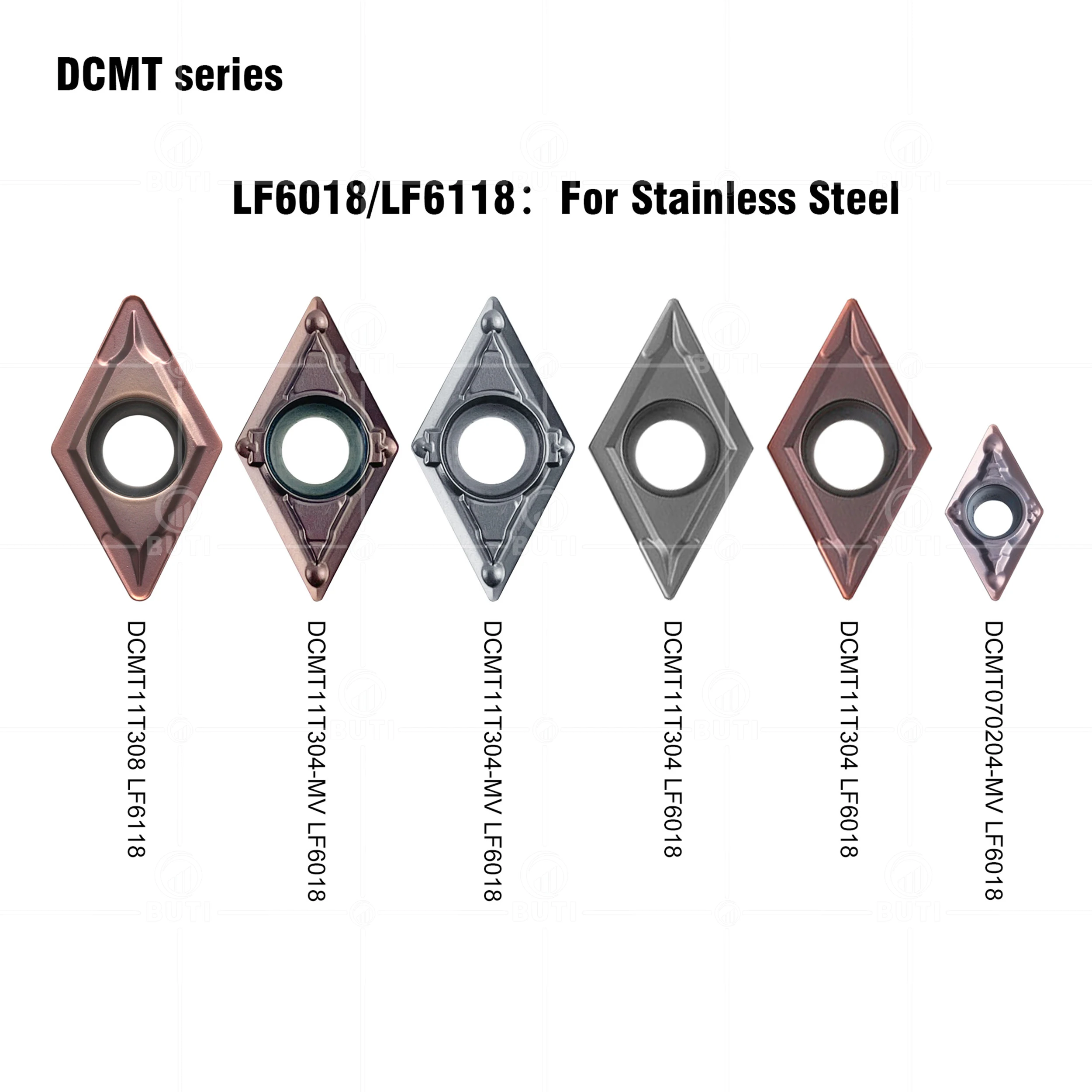 DESKAR 100% 오리지널 DCMT 070204   DCMT 070208 -MV DCMT11T304 DCMT11T308 LF6018 CNC 선반 커터 절단 초경 인서트 선삭 공구