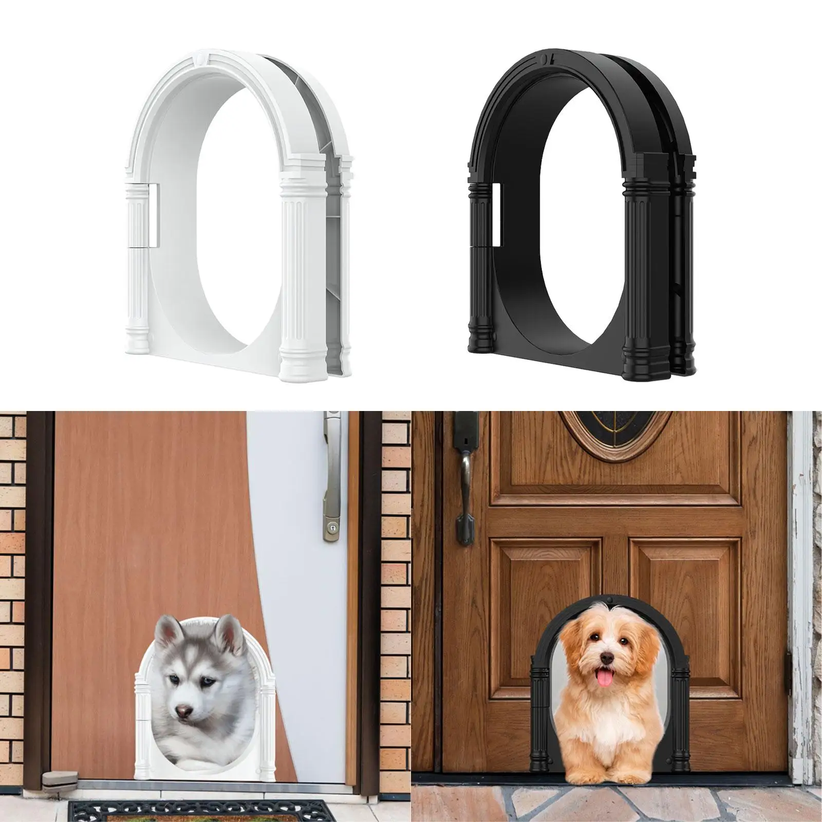Cat Door without Flap Pet Supplies Cat Corridor for Backyard Garden Outdoor