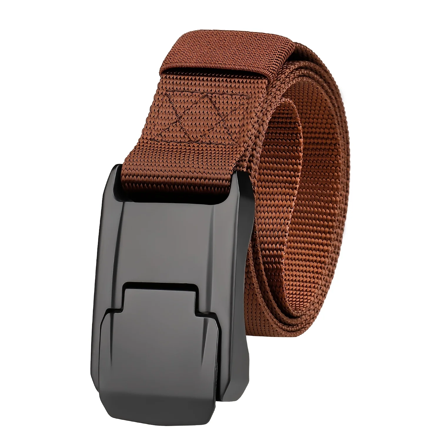 1pcs New men's tactical sports belt, alloy casual canvas belt, quick detachable outdoor belt, outdoor training hiking waist belt