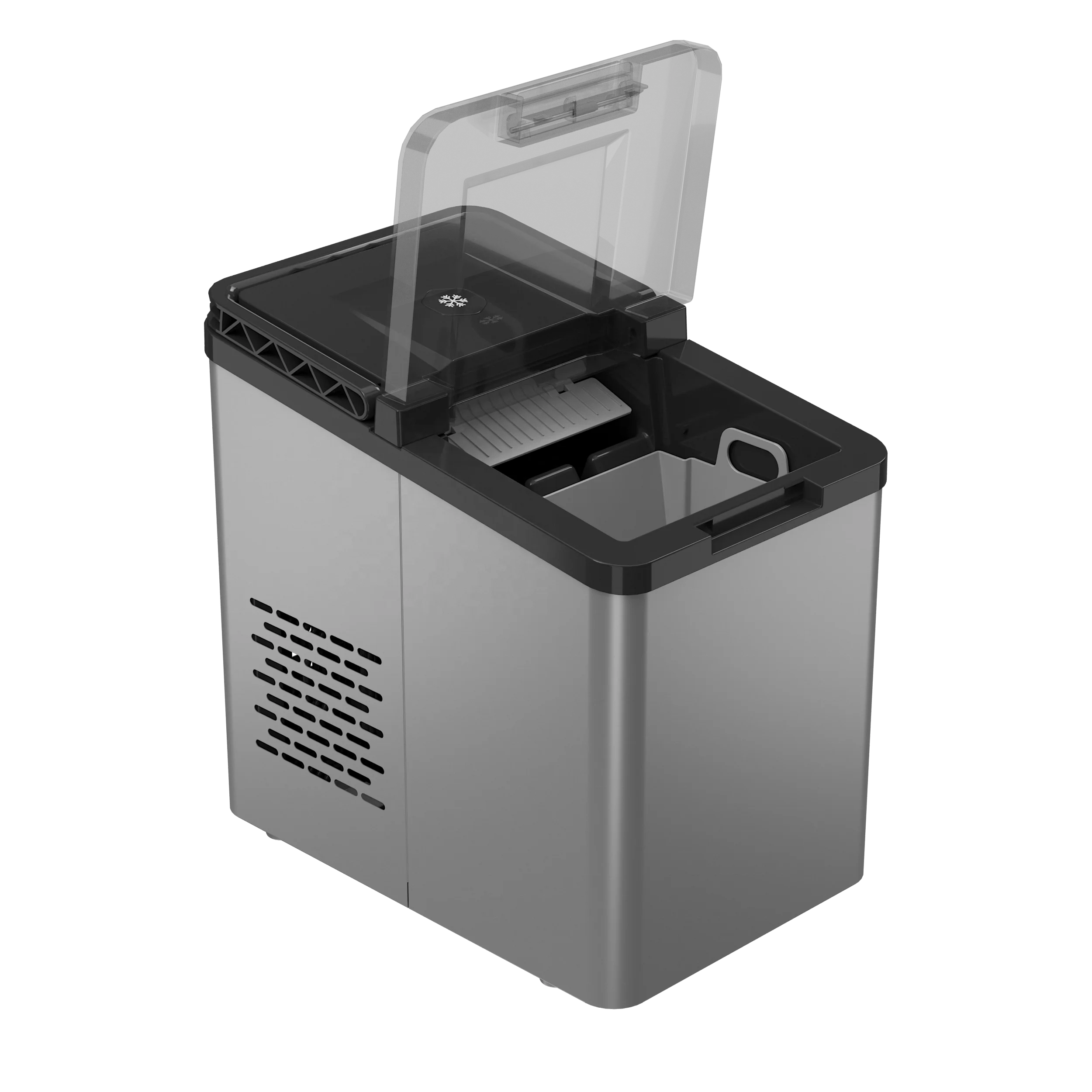 Alpicool Mini Electric Powered Ice Cube Maker for Household RV and Outdoor Use for Ice Cubes at Home or on the Go