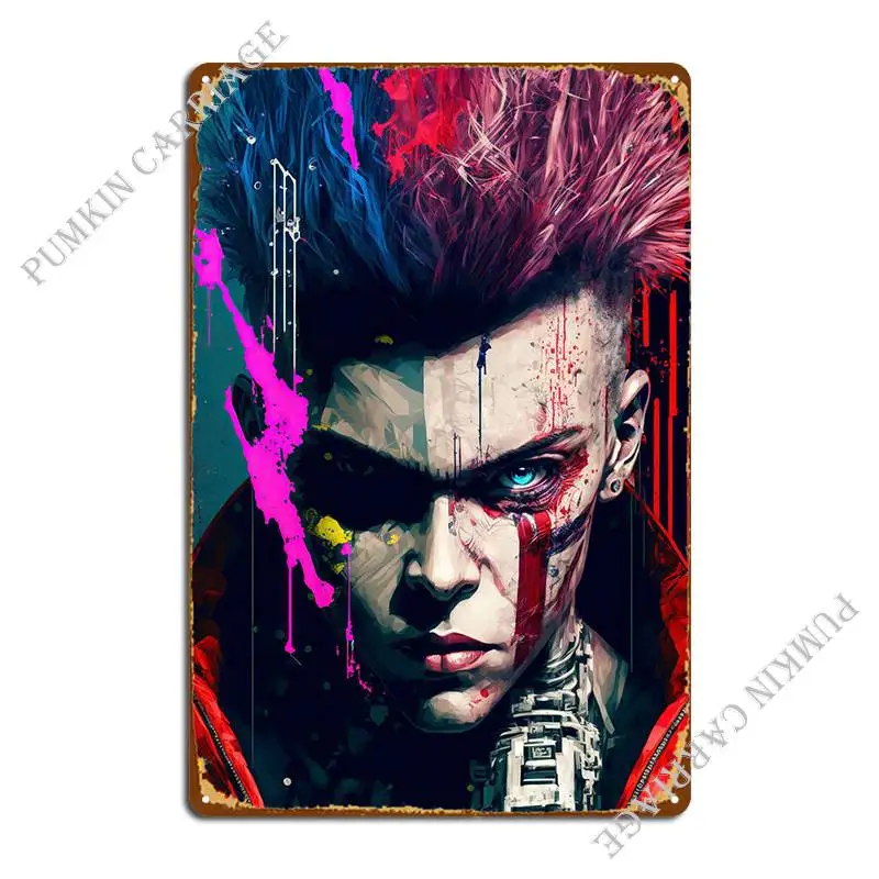

Cyber Hero Metal Sign Garage Garage Plaques Cave Wall Pub Tin Sign Poster
