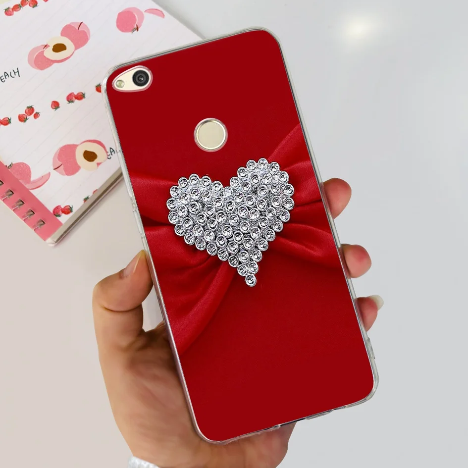 Floral Love Heart Soft Silicone Clear Phone Case