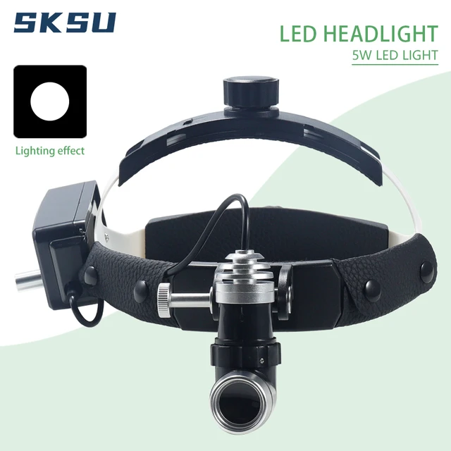 Headworn Headlights Head Light Lamp Dental Mouth Experimental lighting Surgery Spotlighting Shadowless Lamp 5W LED
